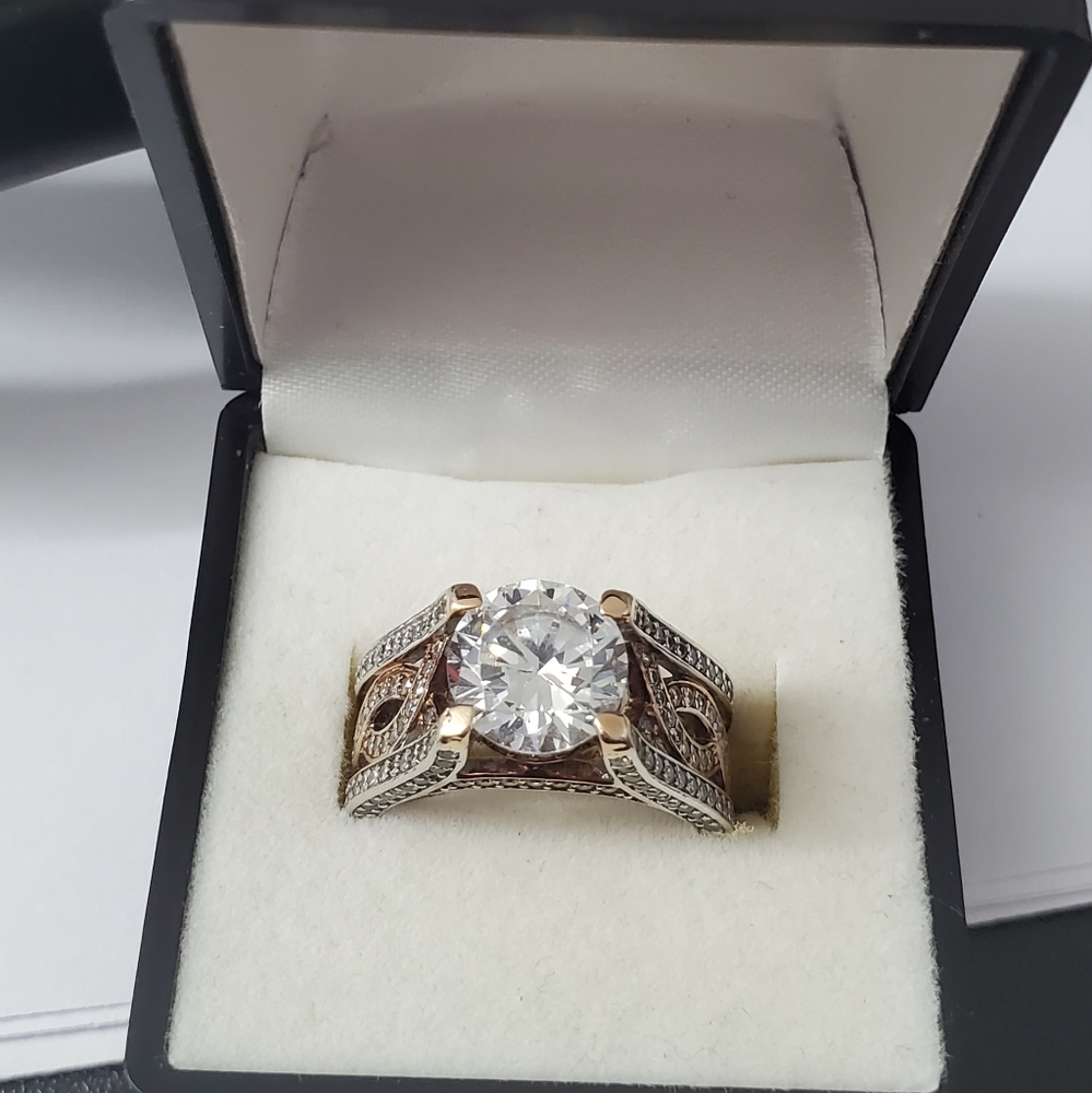 Sterling Silver 925 Solitaire Ring